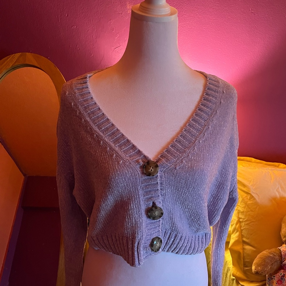 Urban Outfitters Purple Cardigan